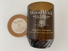 WoodWick® Renew Large Candle Ginger & Turmeric Scented White 13 oz.