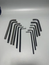 Hex Key Allen Wrench Set, Long Arm L Shaped Mixed Sizes 12pc