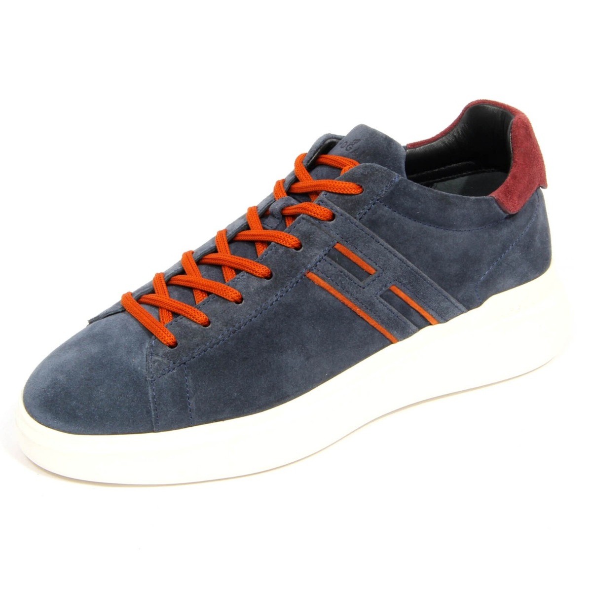 H2828 sneaker uomo HOGAN H580 man suede shoes blue | eBay