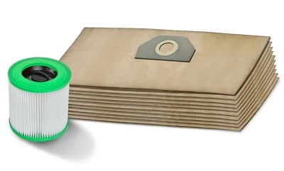 SET 5 - 20 Staubsaugerbeutel +/- Filter für Kärcher MV 3, WD 3, 6.959-130