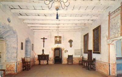 Sala Main Reception Room San Fernando Mission California