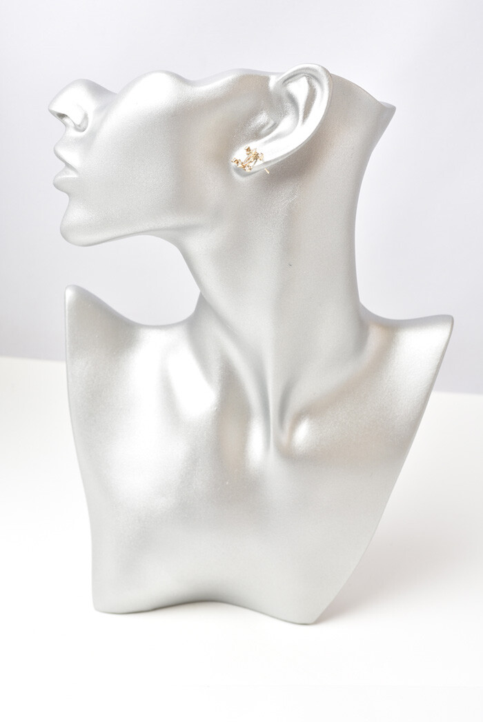 アクセサリー CHANEL pierce Chanel Pierce Accessories CHANEL Pierce CC Mark Rhinestone