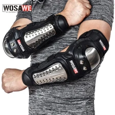 WOSAWE Adult Elbow Pads Motorcycle Racing Arm Protector Brace Elbow Guards Gear
