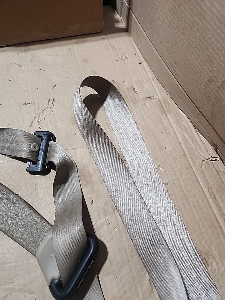 Ford Excursion 2000 bronceado fila derecha 3 cinturón de seguridad 2002 2003 2005 diestro XLT Limited OEM Foto 4 de 4