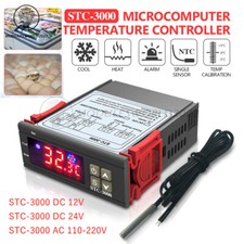DC 12/24V AC110-220V STC-3000 Digital Display Temperature Controller Thermostat