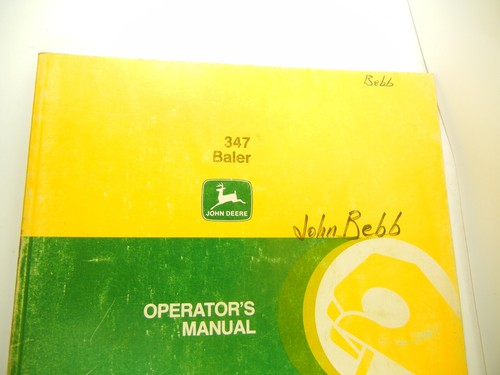 John Deere 347 Ballenpresse Bedienhandbuch OM-E76108 Ausgabe F5 L488AL - Bild 2 von 12