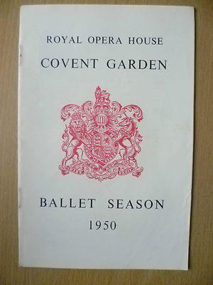 Ballettprogramm 1950 - LE LAC DES CYGNES ~ Königliches Opernhaus