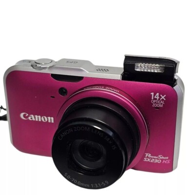 Canon PowerShot SX230 HS Digital Camera Image Stabilization Audio