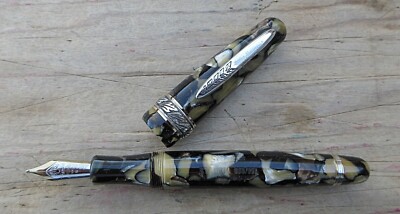 New Stipula 991 Etruria LE #38/991 Fountain Pen - BROAD 18k nib