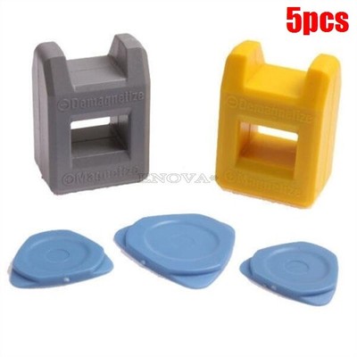 5Pcs Magnetizer Demagnetizer Screwdriver Magnetic Tool Ic New lc