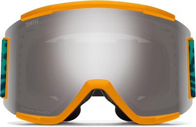 Smith Optics Squad XL ChromaPop Snow Goggles w/ Bonus Lens Silver