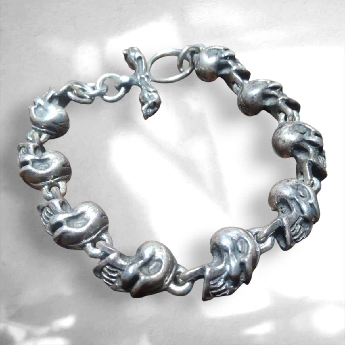 Crazy Pig Skull Bracelet Sterling Silver 925 21.5cm 96g | eBay Crazy Pig Skull Bracelet Sterling Silver 925 21.5cm 96g | eBay