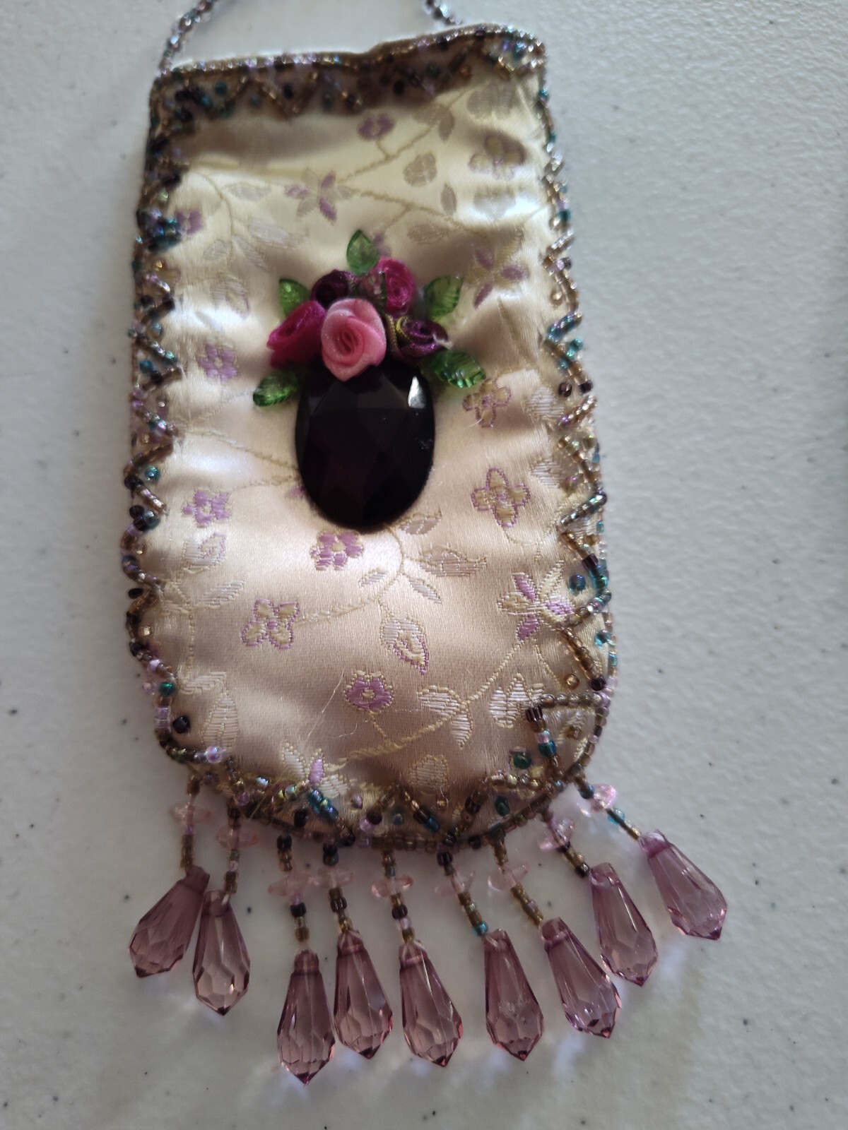 Vintage Eyeglass Rectangular Crossbody Pouch Purse - image 2