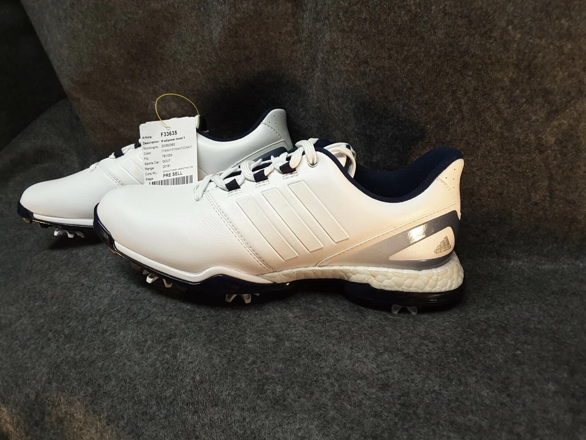 lærebog tilskuer veltalende Adidas Power Boost White unisex Golf Shoes womens 7 | eBay