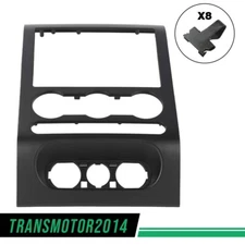 Dash Radio Bezel Center Trim Panel Fit For 2004-2008 Ford F-150 F150 Black