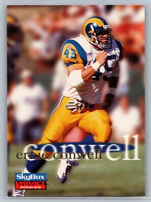 1996 FLEER/SKYBOX IMPACT Card # 57 Ernie Conwell - St. Louis Rams