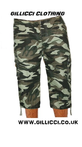 HERREN FREIZEIT CAMO TARNARMEE WALDLAND GEDRUCKT KAMPFFRACHT 3/4 DREI VIERTEL - Bild 2 von 6