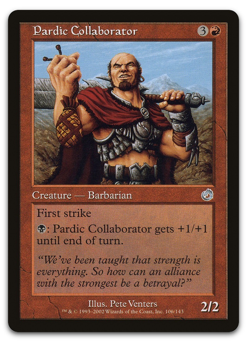 Pardic Collaborator #106 (NM) Torment TOR Magic MTG
