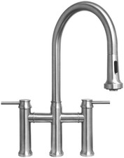 Whitehaus WHS6900-PDK Waterhaus 1.5 GPM Bridge Pull Down Kitchen - Stainless