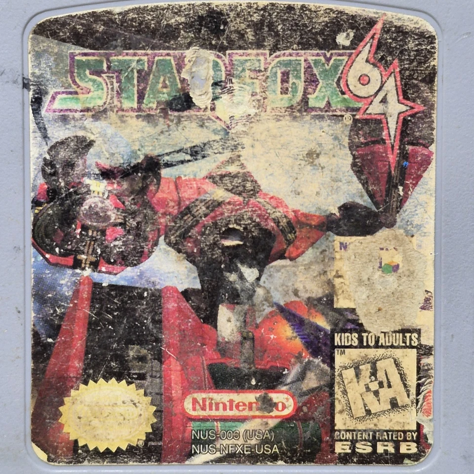 Star Fox 64 N64 Nintendo 64 Game Cartridge Only 1996 Vtg Cleaned And Tested - Image 2 of 4
