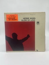 HERBIE MANN GLORY OF LOVE 12" LP VG+ VINYL RECORD GATEFOLD A&M w/HYPE STICKER