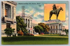 Postcard Museum of Fine Arts Boston Mass The Appeal to the Great Spirit