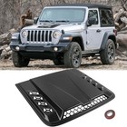 For Jeep Wrangler JK JKU JL Air Flow Intake Hood Scoop Vent Bonnet Trim Cover