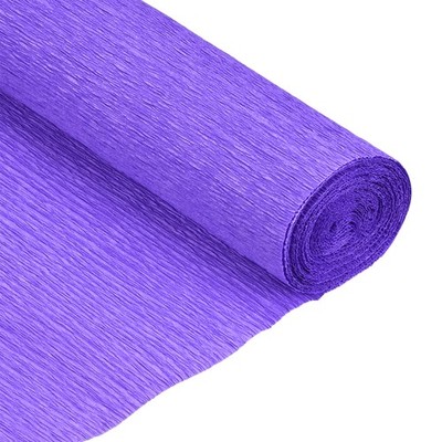Crepe-Papier-Rolle 6,9 Fuß lang 20'' breit für Hochzeitszeremonie, Blau Lila