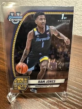 Kam Jones 2025 Bowman U Chrome 1st Bowman RC Marquette Card No.39