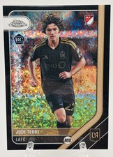2026 Topps Chrome MLS Jude Terry Rookie Black Mini-Diamond 3/10 LAFC Color Match