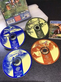 Shenmue - Sega Dreamcast Game - Discs 1 , 2 , 3, 4 And User Manual. . Read 🤩