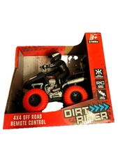 Dirt Rider 4x4 Off Road Remote Control Quad Bike Black/red Multi-directional