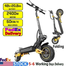 ES1 ADULTS ELECTRIC SCOOTER 2400W Motors LONG RANGE 60KM,60KM/H Speed E-SCOOTERS