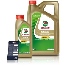 1L+5L= 6 LITRES CASTROL EDGE FLUID TITANIUM 5W-30 LL HUILE DE MOTEUR ACEA C3