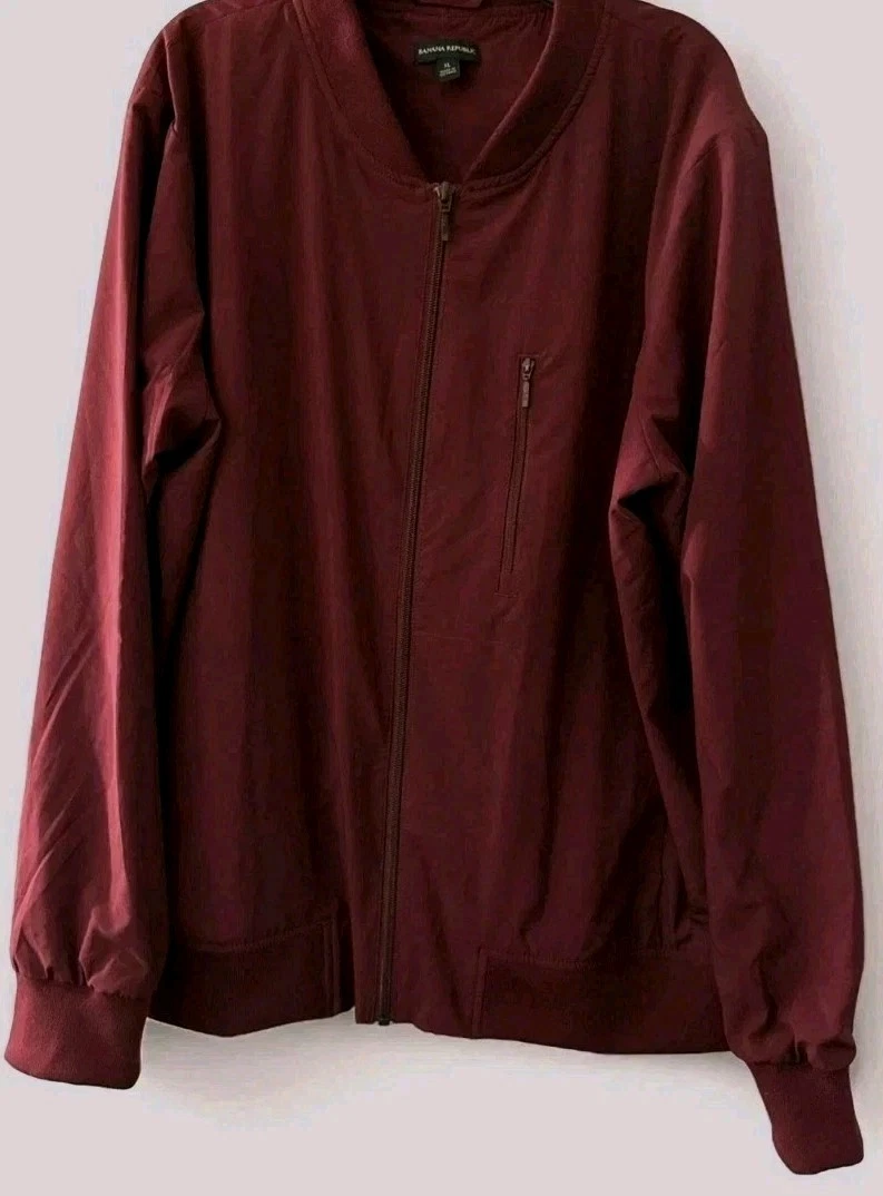 VETEMENTS Giacca Banana Republic uomo taglia XL marrone full zip usata in ottime condizioni tasche outdoor tendenza