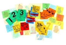 Pauschschablonen (30 St&uuml;ck) von Dragon Toys, Kunststoffschablonen, Kindergarten