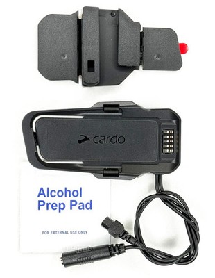 DE Cardo Packtalk EDGE/PRO cradle Steuergerätehalterung mit selbstklebender Rück