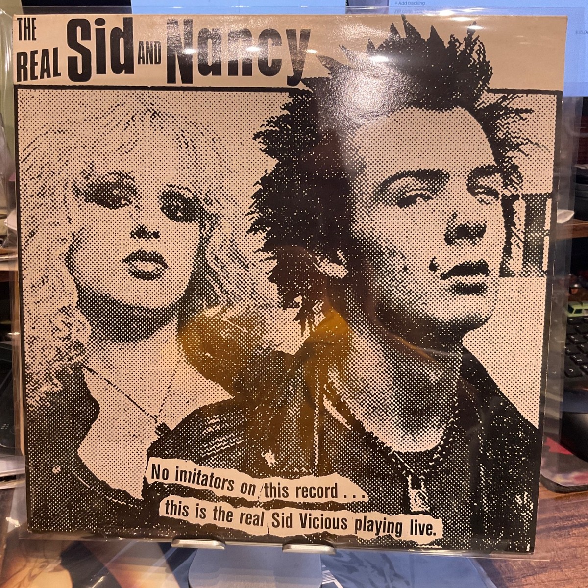 SID VICIOUS LP The Real Sid And Nancy 1986 UK MBC JOCK LP 4 NM/EX