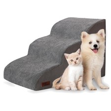 Pet Stairs for Small Dogs and Cats - Non-Slip 3-Step Ramp