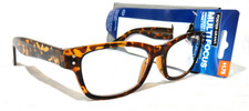 Foster Grant NEW Multifocus Reading Glasses reader strength 1.75, Tortoise