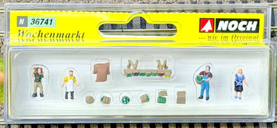 Noch 36741 Spur N Figuren Set Wochenmarkt- 1:160 New. TOP OVP
