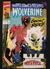 MARVEL COMICS PRESENTS 71 JOHN BYRNE GHOST RIDER WOLVERINE V l 1 Marvel 1990