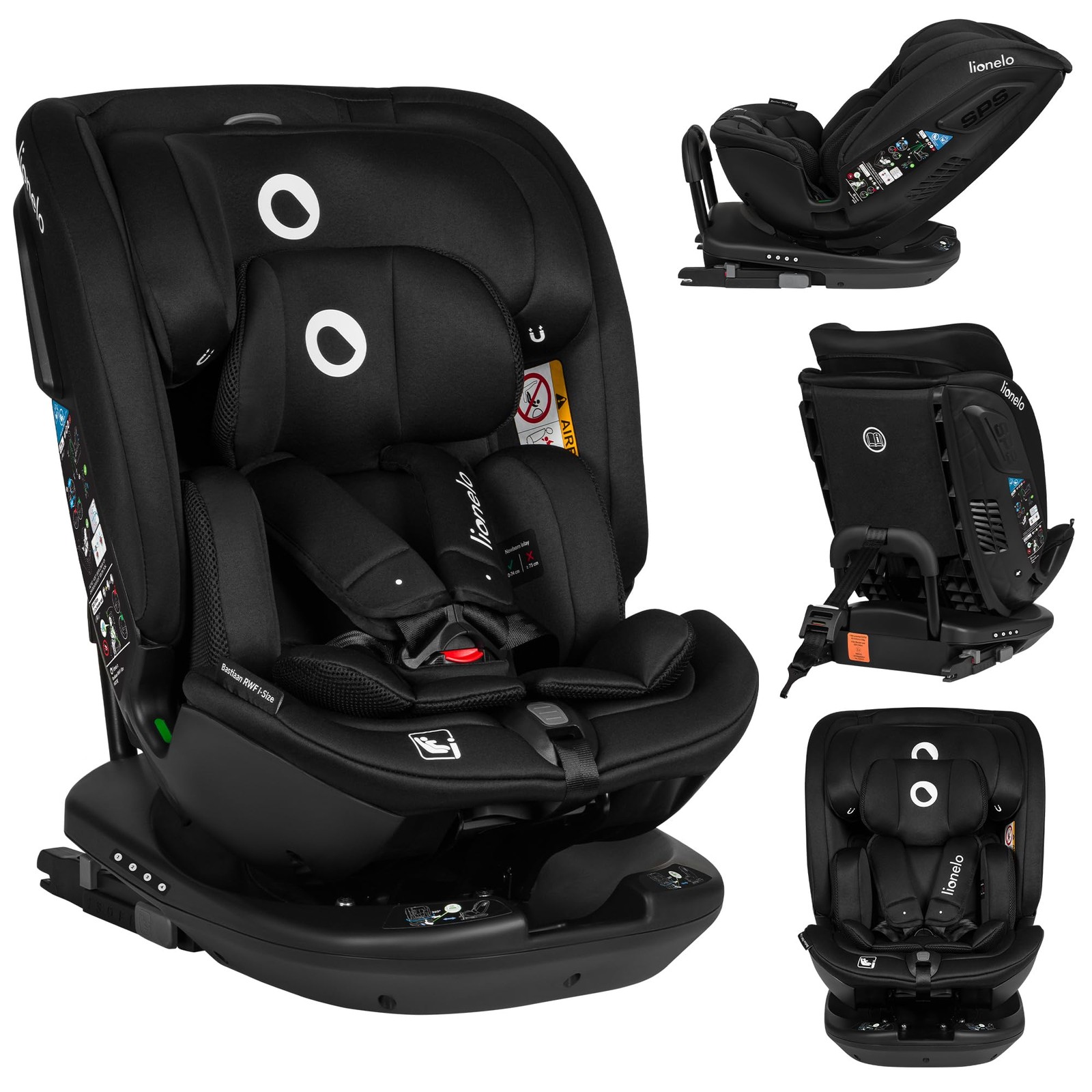 Siège auto pivotant 360° Bastiaan RWF i-Size de 0 à 36kg pour installer bébé sans effort