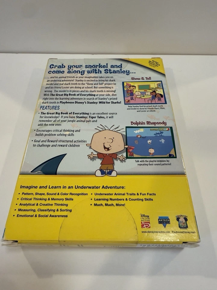 Stanley Playhouse Disney Wild for Sharks PC Game Software Win/Mac CD - Image 3 of 3