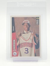 ALLEN IVERSON 1996-97 UD COLLECTOR'S CHOICE ROOKIE #301 76ERS Q7084