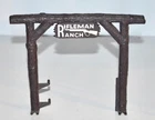 Vintage 1950s Marx Rifleman Ranch Playset Plastic Gateway