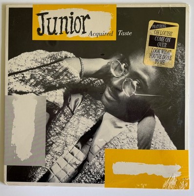 JUNIOR Acquired Taste Vinyl LP 1985 London/Mercury SEALED w/hype M