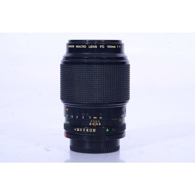 Canon FD 4,0/100 Makro Objektiv 1:2 - Macro Lens FD 100mm F/4 