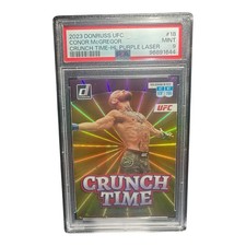 Donruss UFC Conor McGregor Crunch Time 2023 - Holo láser púrpura #18/99