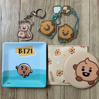 BT21 Shooky BTS Suga  Acrylic Charm Mini Dish Mirror  MIB? LE? (Clarify